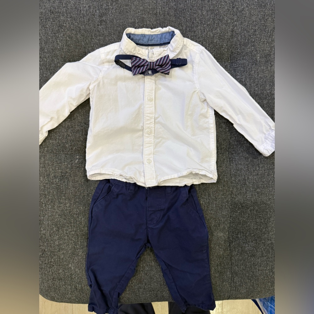 H&M 4 piece 6-9 month boys set